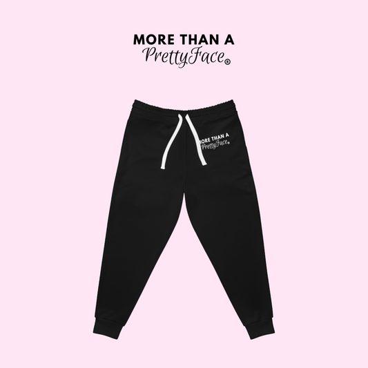 More Than A Pretty Face Black Joggers