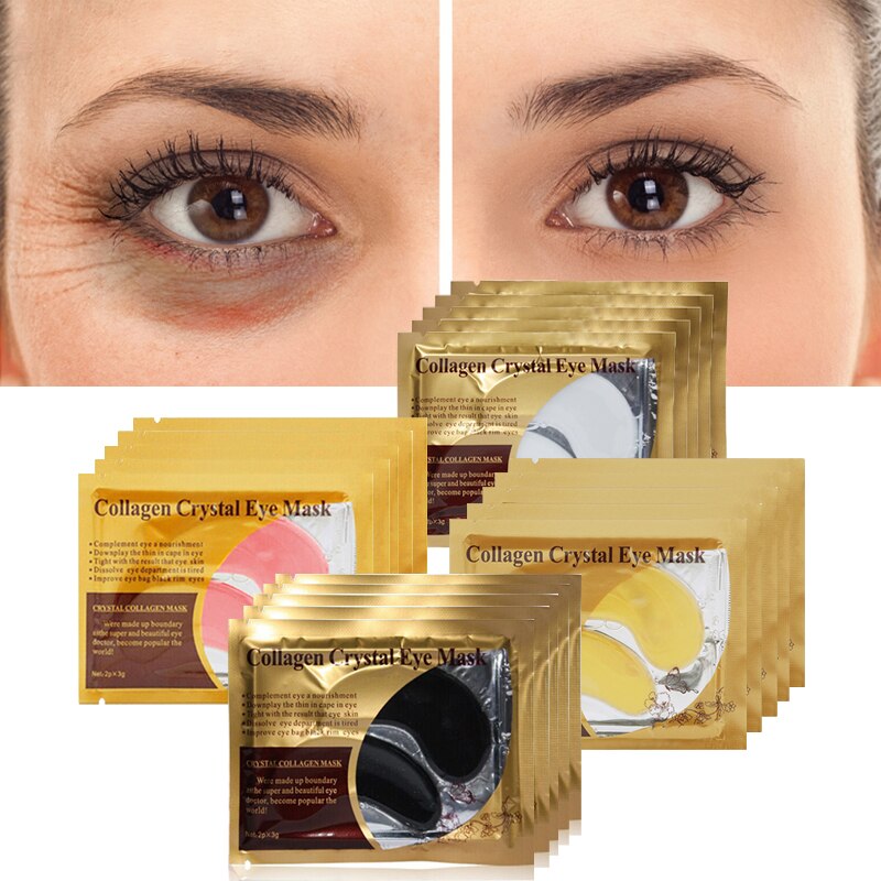 Crystal Collagen Eye Mask, anti-aging eye mask, collagen eye patches, moisturizing eye treatment